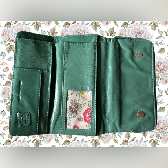 Latico Leather Sage Green Tri-fold Wallet - Picture 6 of 13